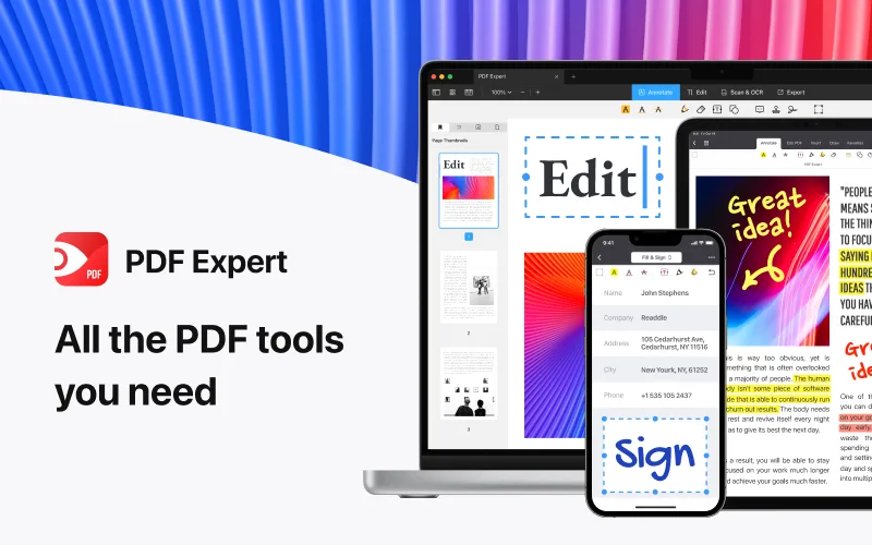 PDF Expert — sponsored